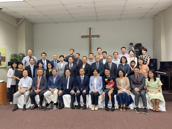 미주 밀알 총단장 이취임식 (애틀란타 밀알 제공)