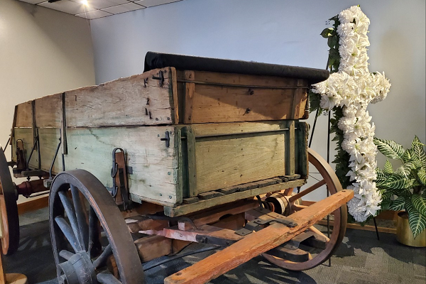 마틴 루터 킹 목사의 장례식 때 킹 목사의 관을 운구했던 수례