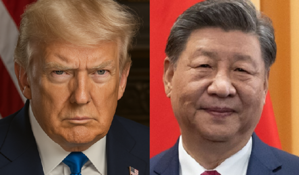 미국 트럼프 대통령(왼쪽)과 중국 시진핑 국가주석.